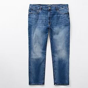 Arizona Big and Tall Mens Tapered Leg Athletic Fit Jeans Men’s 56 X 30 Blue